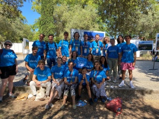 Youth Ambassadors at World Youth Day in Lisbon.